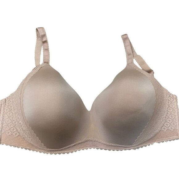 Bare Necessities The Favorite Wire-Free Smoothing Bra Geo Lace Hazel 40G NEW - Picture 2 of 6